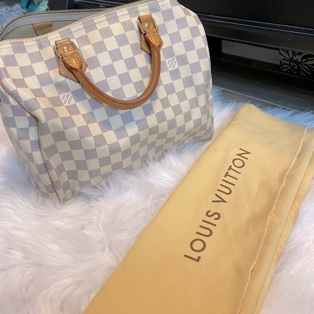 Louis Vuitton Speedy 30 Damier Azur